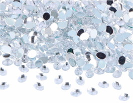 Innspiro Gemas acryliques ovales transparentes 6x8mm 5000u