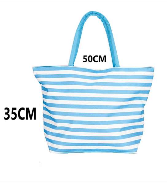 Poessa - Sac de pliage polyester Oxford 50x16x35 cm - Couleurs assorties (bleu, rose) - Modèles envoyés aléatoirement