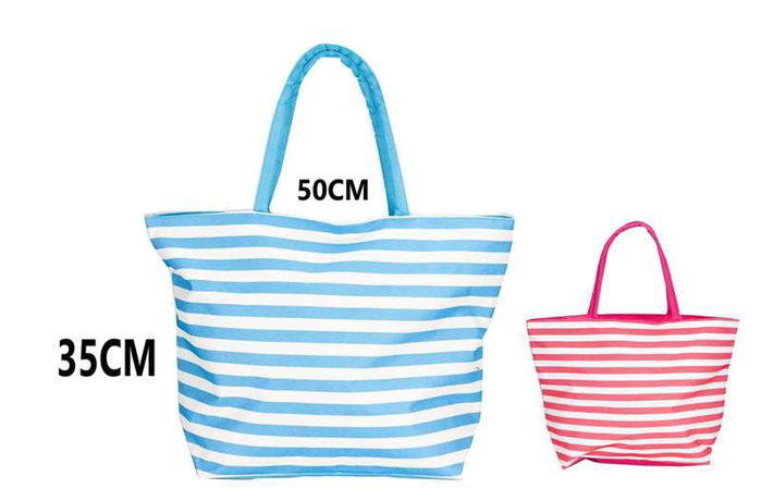 Poessa - Sac de pliage polyester Oxford 50x16x35 cm - Couleurs assorties (bleu, rose) - Modèles envoyés aléatoirement