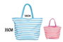 Poessa - Sac de pliage polyester Oxford 50x16x35 cm - Couleurs assorties (bleu, rose) - Modèles envoyés aléatoirement