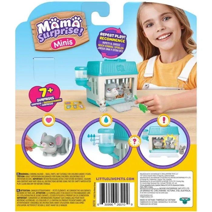 Moose Toys Peluches Ratoncito Sorpresa Mama Little Live Pets MOO0630996265109