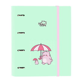 Safta Classeur The Pink Cat Rose avec Recharges