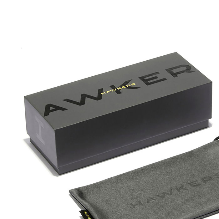 Hawkers Lunettes de soleil DIVINE Femme Noir Brillant Verres Rose Or TR18 UV400 Anti-reflet