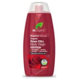 DR. ORGANIC Gel de douche rose de damas