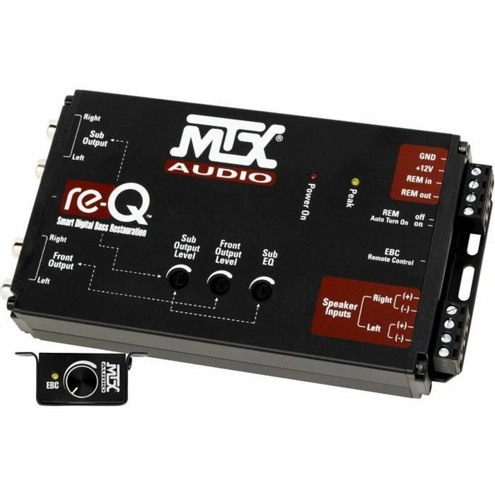 Mtx Audio re-Q Processeur d'entrées haut-niveau vers sorties RCA 10V