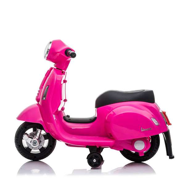 Ociotrends Moto électrique pour enfants Mini Vespa rose 6V 4AH - Véhicule à bascule avec lumières et sons, 3 ans et plus Ociotrends Moto électrique pour enfants Mini Vespa rose 6V 4AH - Véhicule à bascule avec lumières et sons, 3 ans et plus