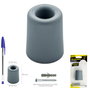 WOLFPACK LINEA PROFESIONAL Tope de porte grande Ø 38 x 50 mm gris