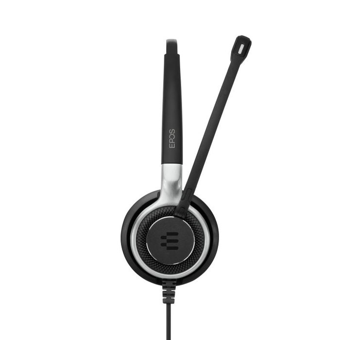 EPOS Sennheiser Casque Micro mono Impact SC 638 Noir Argent - Réf. 1000580 EPOS Sennheiser Casque Micro mono Impact SC 638 Noir Argent - Réf. 1000580