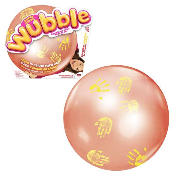 Bizak Wubble Super Magic Bubble, bulle géante qui change de couleur, taille 60 à 75 cm, modèle assorti