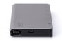 Digitus Station d'accueil USB-C de voyage 8-en-1 - Ports HDMI, VGA, 2x USB 3.0, USB-C PD 100W, Ethernet, lecteurs carte SD/MicroSD, gris, 4K
