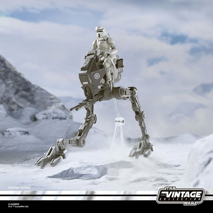Hasbro Star Wars The Vintage Collection Véhicule Imperial Remnant AT-RT et figurine