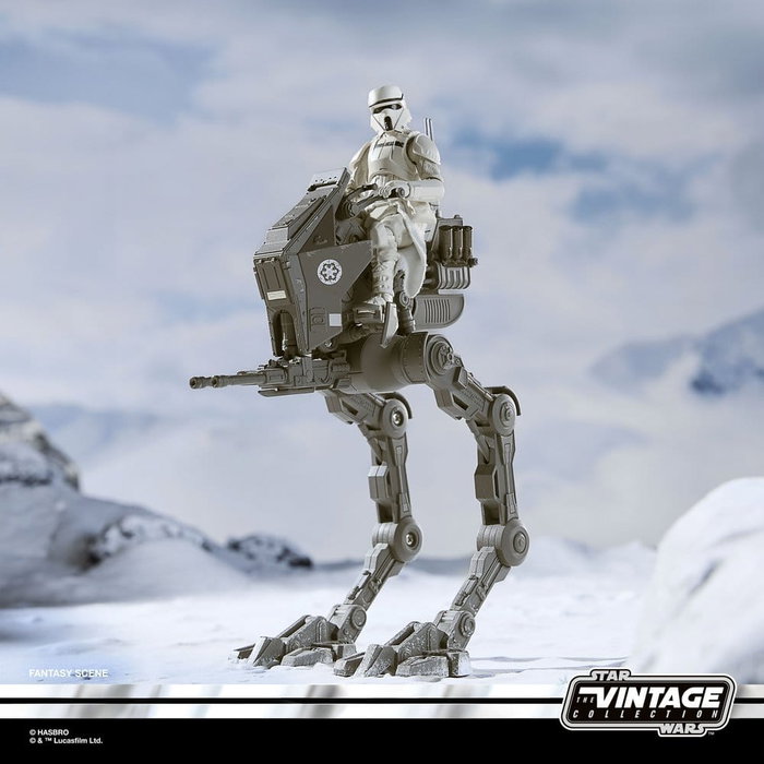 Hasbro Star Wars The Vintage Collection Véhicule Imperial Remnant AT-RT et figurine
