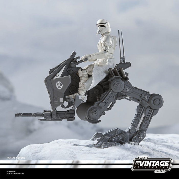 Hasbro Star Wars The Vintage Collection Véhicule Imperial Remnant AT-RT et figurine