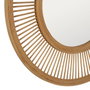 BigBuy Home Miroir mural Naturel 90 x 2,5 x 90 cm
