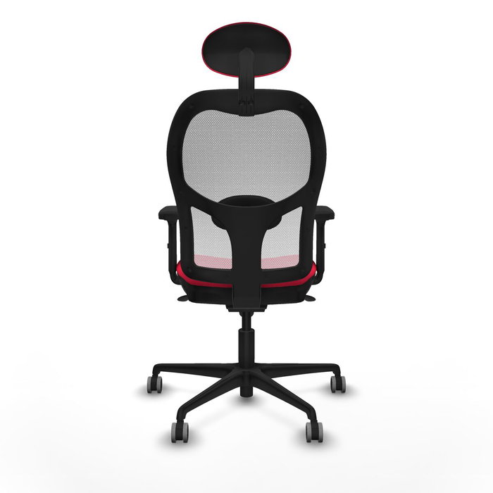 Piqueras y Crespo 2D036G1 Chaise de Bureau avec Appui-tête Rouge