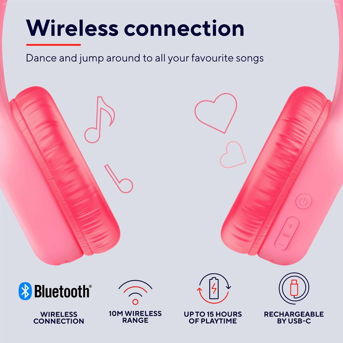 Oreillette Bluetooth Trust 25274 Rose
