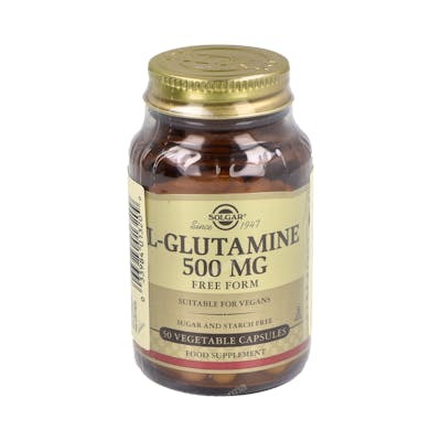 Solgar L-Glutamina 500 mg 50 gélules végétales - Complément alimentaire pour sportifs Solgar L-Glutamina 500 mg 50 gélules végétales - Complément alimentaire pour sportifs