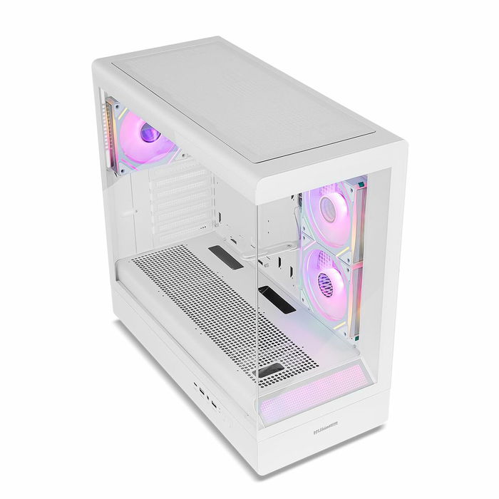 Boîtier ATX semi-tour Nox-Xtreme NXHUMMERSIGNAWH Blanc Boîtier ATX semi-tour Nox-Xtreme NXHUMMERSIGNAWH Blanc