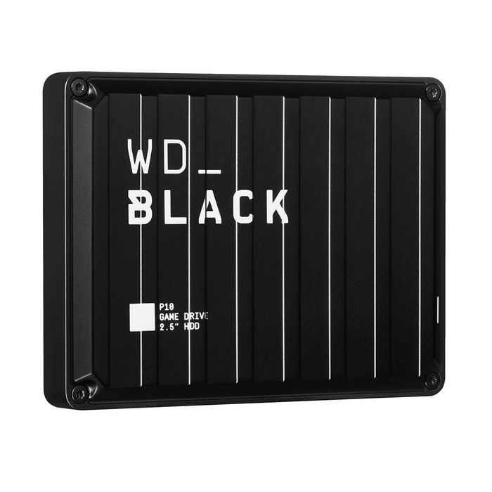 Western Digital WD_BLACK P10 Game Drive - Disque dur externe portable pour gamers - 5 To - USB 3.2 Gen 1 - Vitesse jusqu'à 140 Mo/s - 118 x 88 x Arc-en-ciel