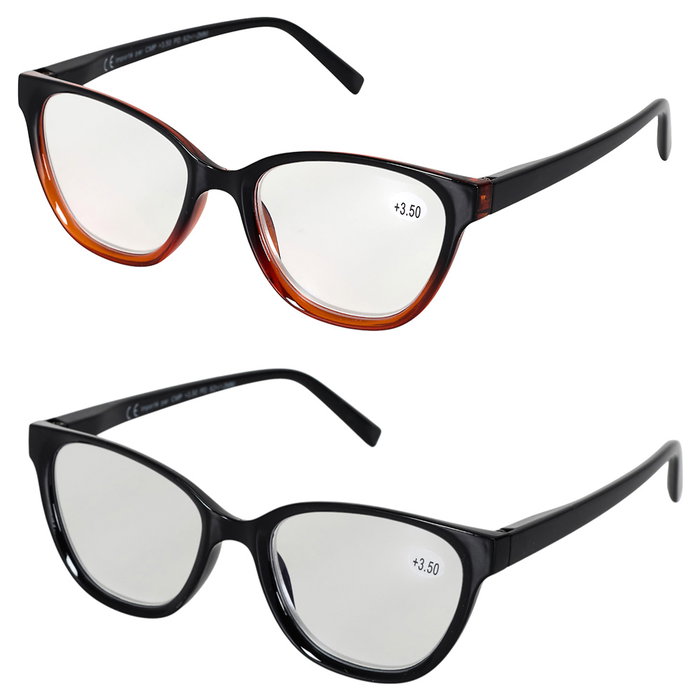 Sensly Lot de 2 Lunettes de Lecture Antireflet avec Filtre Lumière Bleue