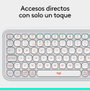 Clavier Logitech Pop Keys Icon Edition Sans Fil – Bluetooth – Design Rétro Compact – Blanc et Orange