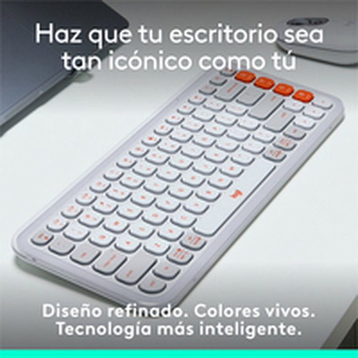 Clavier Logitech 920-013069 Blanc Orange