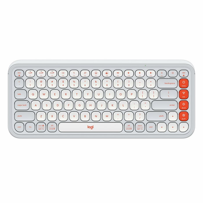 Clavier Logitech 920-013069 Blanc Orange