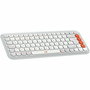 Clavier Logitech 920-013069 Blanc Orange