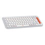 Clavier Logitech 920-013069 Blanc Orange