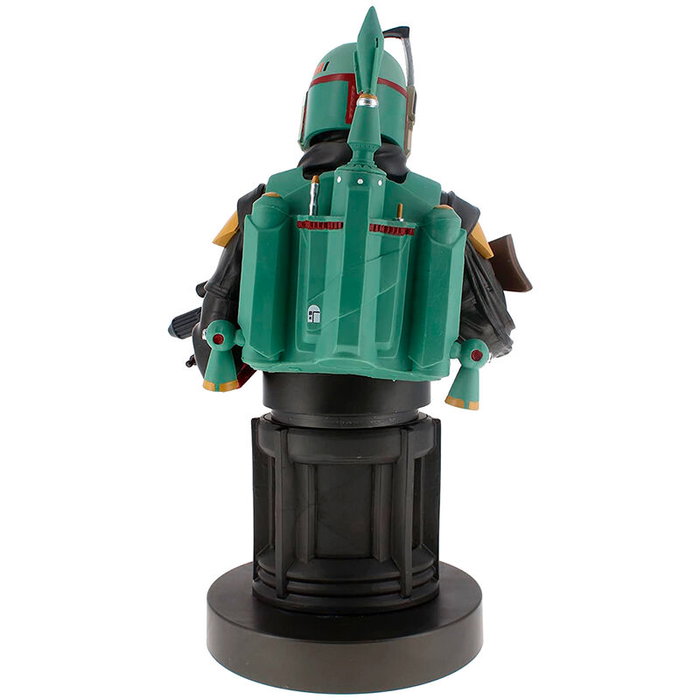EXQUISITE GAMING - Figurine sujetador de câbles Boba Fett Mandalorian Star Wars 20 cm - Compatible PlayStation 5, Xbox Series et iPhone