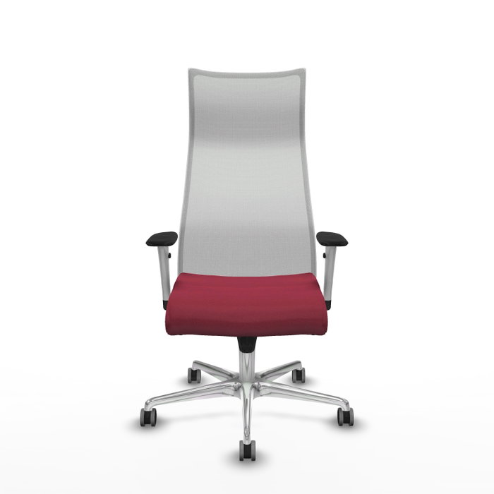 Piqueras y Crespo Chaise de Bureau Albacete Granate et Blanc