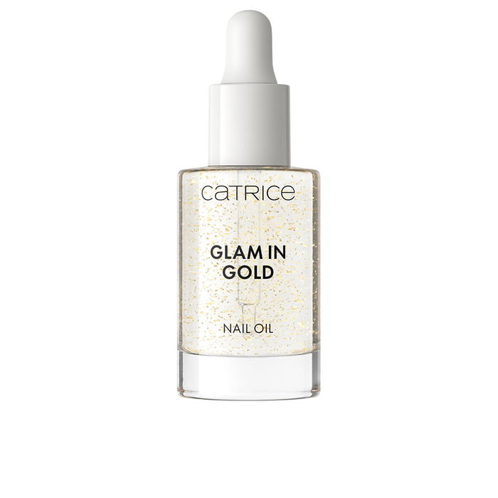 Catrice Huile pour Ongles GLAM IN GOLD 8 ml avec Particules Dorées et Vitamine E, Hydratation Intense pour Ongles et Cuticules Catrice Huile pour Ongles GLAM IN GOLD 8 ml avec Particules Dorées et Vitamine E, Hydratation Intense pour Ongles et Cuticules