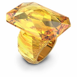 Swarovski Bague Lucent en Cristal Jaune Taille 55
