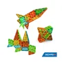 Geomag - Tiles Gems 4101 - Jeu de Construction Magnétique avec 32 Tuiles aux Effets Cristal - Formes Géométriques - Pour Enfants 3 ans et plus