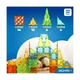 Geomag - Tiles Gems 4101 - Jeu de Construction Magnétique avec 32 Tuiles aux Effets Cristal - Formes Géométriques - Pour Enfants 3 ans et plus