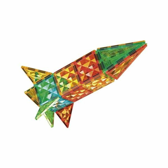 Geomag Tiles Gems 4101 - 32 Tuiles Magnétiques Effet Cristal