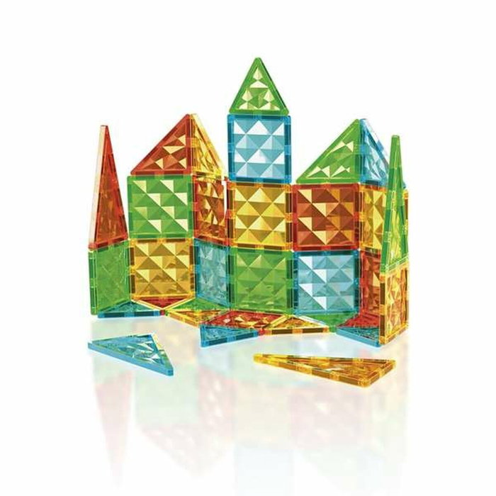 Geomag Tiles Gems 4101 - 32 Tuiles Magnétiques Effet Cristal