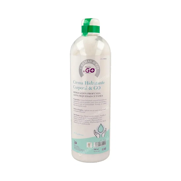 Pharma & Go Crème Hydratante Corps 750Ml - Soin Peau Pharma & Go Crème Hydratante Corps 750Ml - Soin Peau