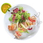 Pick and Drink Lot de 3 mini bols avec clip, rouge, vert et jaune
