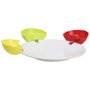 Pick and Drink Lot de 3 mini bols avec clip, rouge, vert et jaune