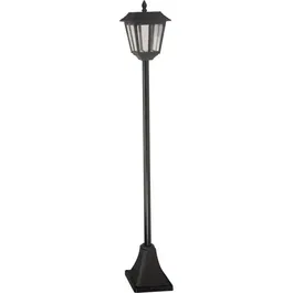 Smart Garden Lampadaire Solaire Metro 20 Lumens - Noir - 130 x 18 cm - Éclairage de Jardin Extérieur Automatique