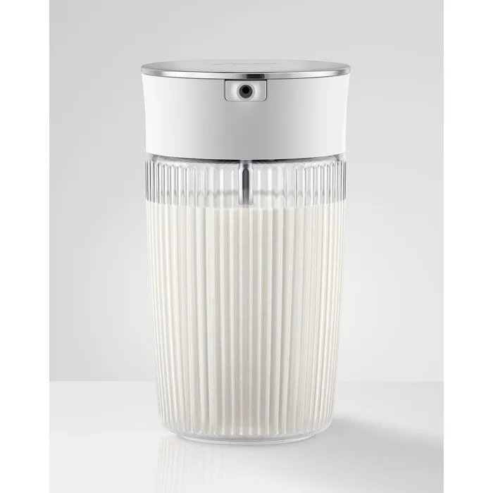 Jura Carafe à lait en verre 0,5 L avec adaptateurs silicone et capuchon inox