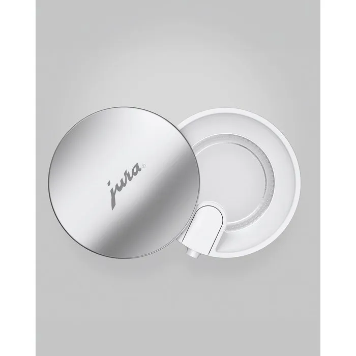 Jura Carafe à lait en verre 0,5 L avec adaptateurs silicone et capuchon inox