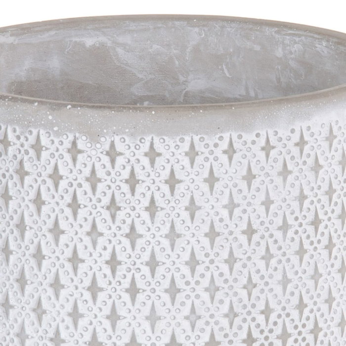 BigBuy Garden Cache-pot Gris Ciment