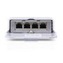 Ubiquiti NanoSwitch RTL8367N-VB - Commutateur Gigabit 4 ports PoE passif 24V pour extérieur (4x RJ45 10/100/1000 Mbps)