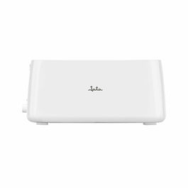 Jata Grille-pain 2X Fentes Longues 25x3cm Centrage Automatique Pain 7 Niveaux Arrêt Automatique 1400W Blanc JETT1584
