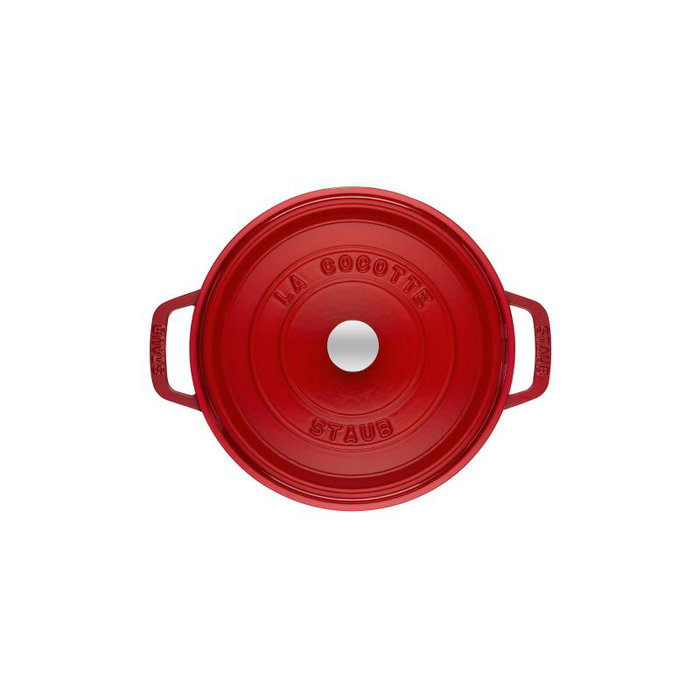 Staub Cocotte ronde 28 cm rouge cerise - Réf. 40509-852-0 / 405098520