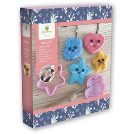 Sycomore Lovely Box SYCOMORE - Kit de feutrage en laine cardée Kawaii