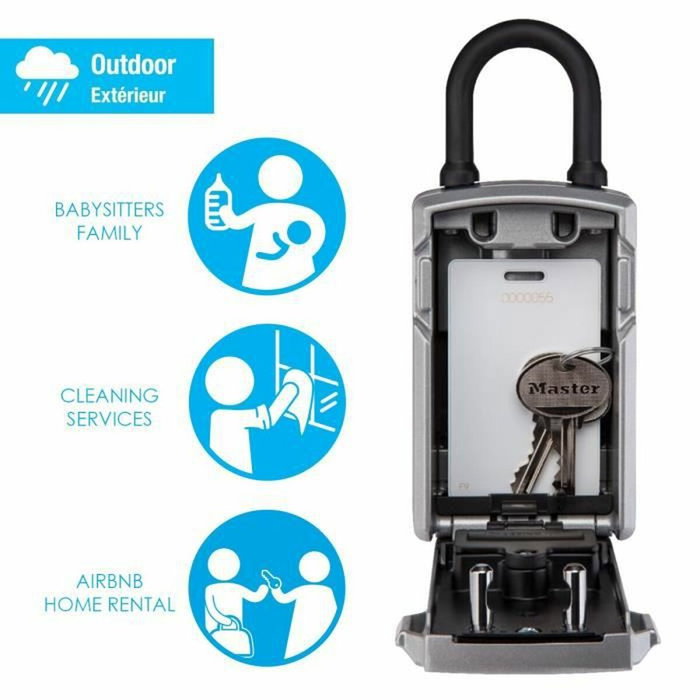 Master Lock 5440EURD Boîte à clés connectée Bluetooth ou Combinaison Master Lock 5440EURD Boîte à clés connectée Bluetooth ou Combinaison