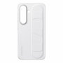 Samsung Coque pour Galaxy S25 - Blanc - Fonction Support - Lanière Intégrée
